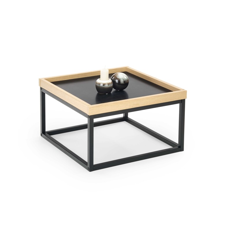 'VESPA S Bench Top: Natural, Legs: Black'