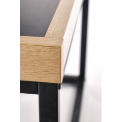 'VESPA Coffee Table with Natural Top, Legs: Black' 'VESPA Coffee Table with Natural Top, Legs: Black'