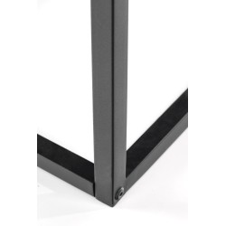 'VESPA Coffee Table with Natural Top, Legs: Black' 'VESPA Coffee Table with Natural Top, Legs: Black'
