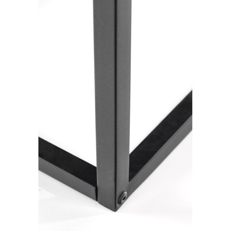 'VESPA Coffee Table with Natural Top, Legs: Black' 'VESPA Coffee Table with Natural Top, Legs: Black'