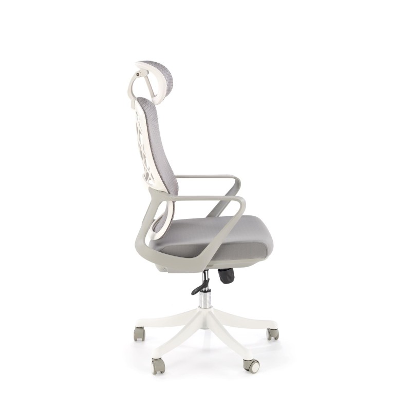 'VESUVIO 2 Ash Grey/White Office Armchair' 'VESUVIO 2 Ash Grey/White Office Armchair'