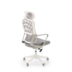 'VESUVIO 2 Ash Grey/White Office Armchair' 'VESUVIO 2 Ash Grey/White Office Armchair'