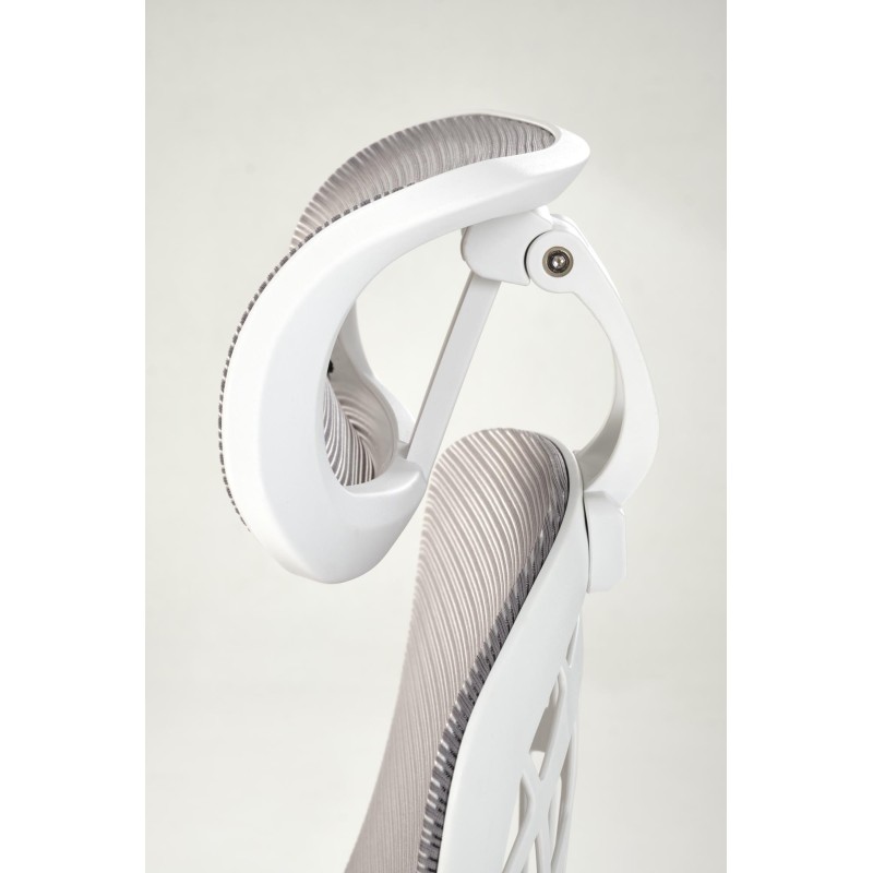 'VESUVIO 2 Ash Grey/White Office Armchair' 'VESUVIO 2 Ash Grey/White Office Armchair'
