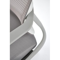 'VESUVIO 2 Ash Grey/White Office Armchair' 'VESUVIO 2 Ash Grey/White Office Armchair'