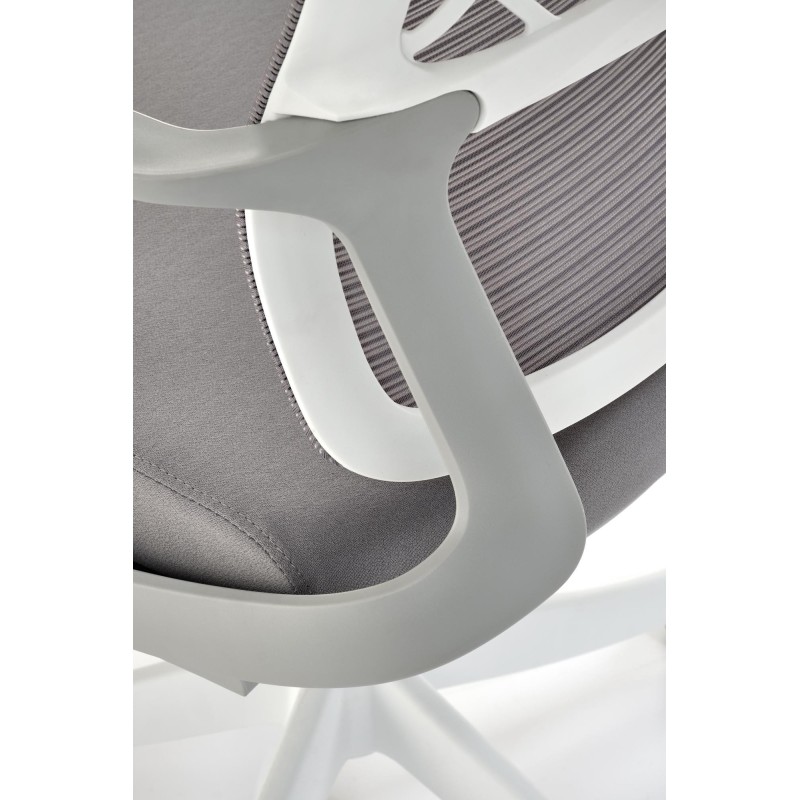 'VESUVIO 2 Ash Grey/White Office Armchair' 'VESUVIO 2 Ash Grey/White Office Armchair'