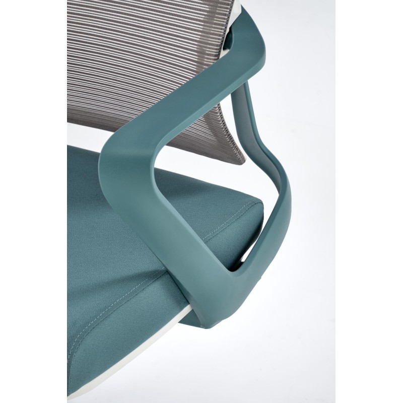 'VESUVIO 2 Turquoise/White Office Armchair' 'VESUVIO 2 Turquoise/White Office Armchair'