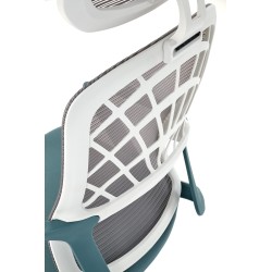 'VESUVIO 2 Turquoise/White Office Armchair' 'VESUVIO 2 Turquoise/White Office Armchair'