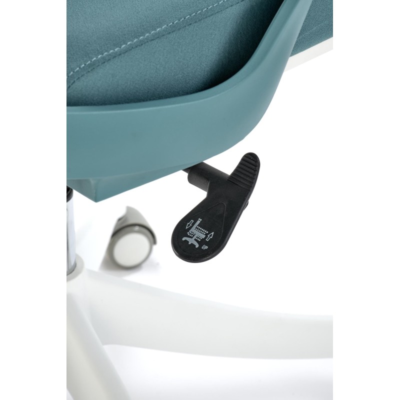 'VESUVIO 2 Turquoise/White Office Armchair' 'VESUVIO 2 Turquoise/White Office Armchair'