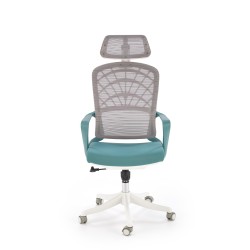 'VESUVIO 2 Turquoise/White Office Armchair' 'VESUVIO 2 Turquoise/White Office Armchair'