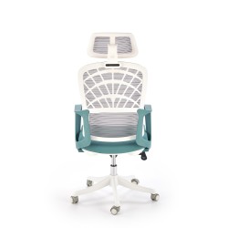 'VESUVIO 2 Turquoise/White Office Armchair' 'VESUVIO 2 Turquoise/White Office Armchair'