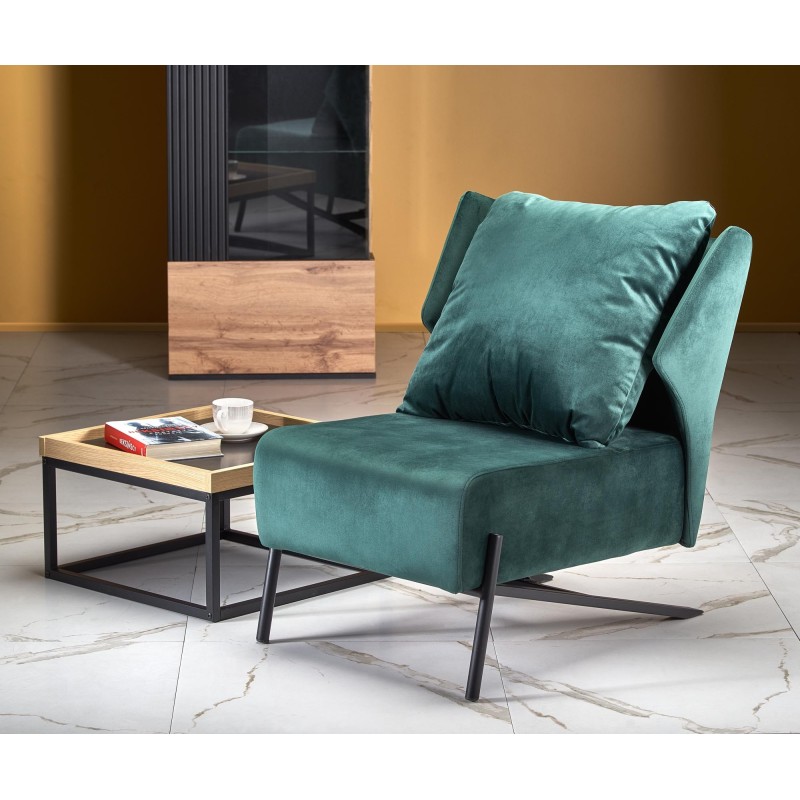 'VICTUS Relaxation Armchair Dark Green/Black' 'VICTUS Relaxation Armchair Dark Green/Black'