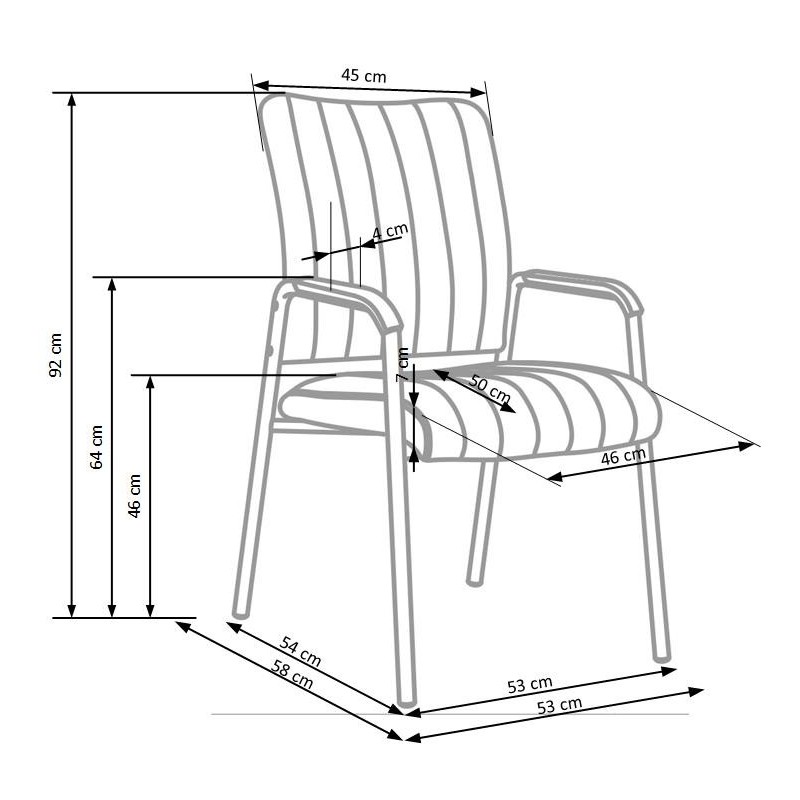 'VIGOR Office/Conference Chair Black' 'VIGOR Office/Conference Chair Black'