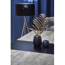 'VINSTON Extendable Table, Top - Dark Ash / Black, Legs - Black' 'VINSTON Extendable Table, Top - Dark Ash / Black, Legs - Black'