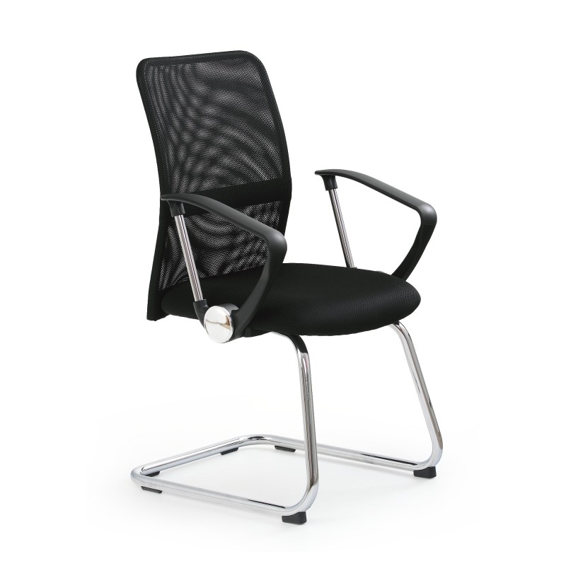 VIRE SKID fotel pracowniczy czarny VIRE SKID fotel pracowniczy czarny