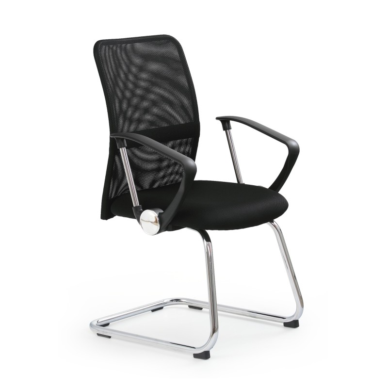 VIRE SKID fotel pracowniczy czarny VIRE SKID fotel pracowniczy czarny