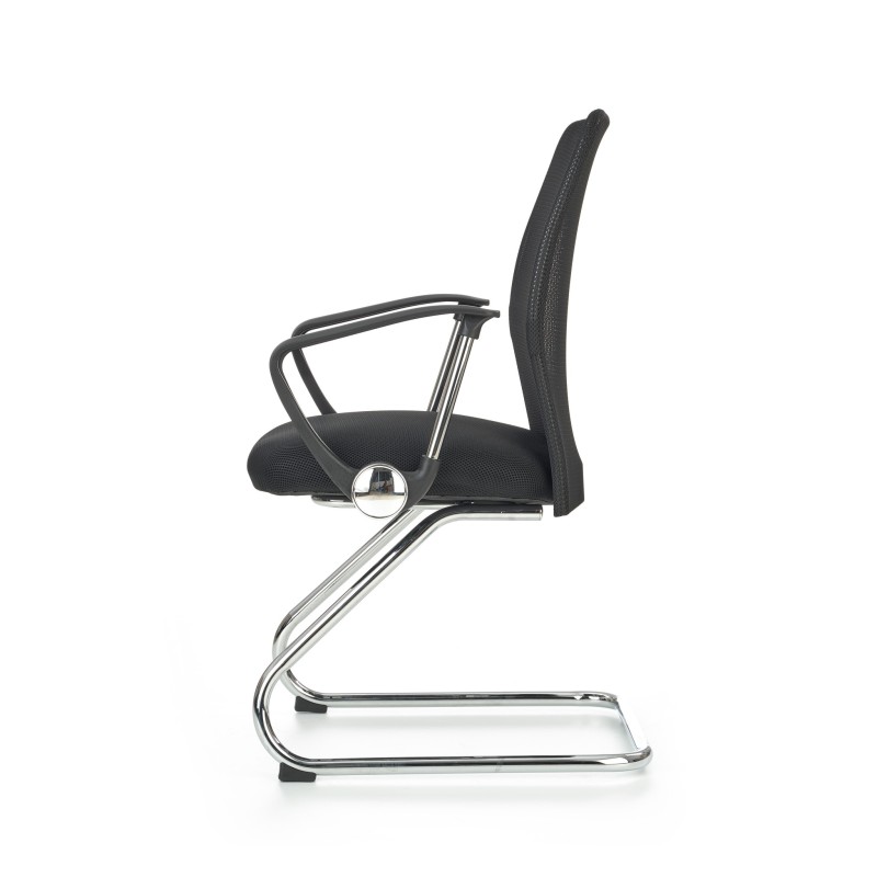 VIRE SKID fotel pracowniczy czarny VIRE SKID fotel pracowniczy czarny