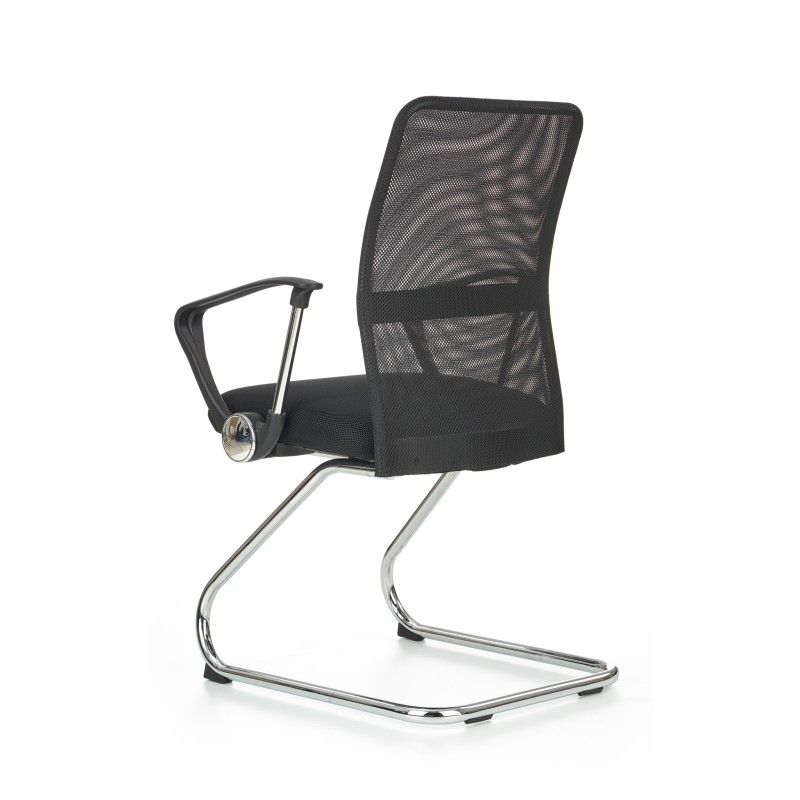 VIRE SKID fotel pracowniczy czarny VIRE SKID fotel pracowniczy czarny