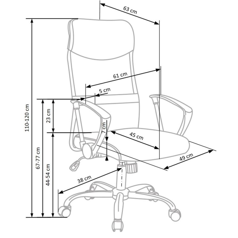 'VIRE Employee Office Chair in Ash' 'VIRE Employee Office Chair in Ash'