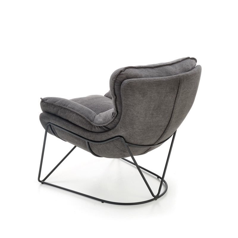 'VOLKER Relaxation Armchair in Light Grey / Black' 'VOLKER Relaxation Armchair in Light Grey / Black'