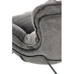 'VOLKER Relaxation Armchair in Light Grey / Black' 'VOLKER Relaxation Armchair in Light Grey / Black'