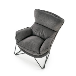 'VOLKER Relaxation Armchair in Light Grey / Black' 'VOLKER Relaxation Armchair in Light Grey / Black'