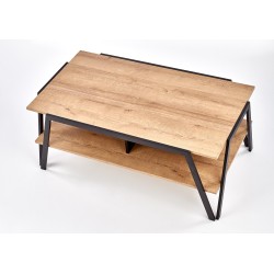 'VOLTA Black Coffee Table / Golden Oak' 'VOLTA Black Coffee Table / Golden Oak'