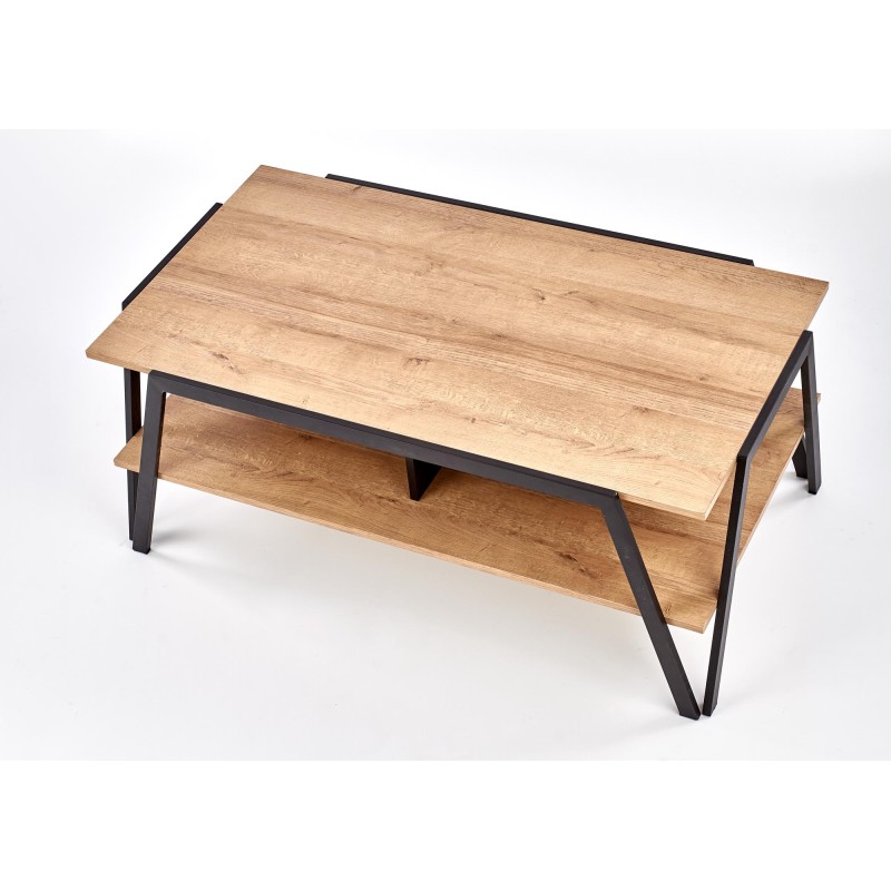 'VOLTA Black Coffee Table / Golden Oak' 'VOLTA Black Coffee Table / Golden Oak'