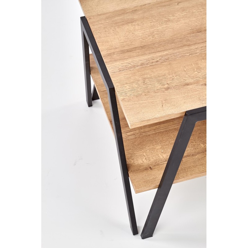 'VOLTA Black Coffee Table / Golden Oak' 'VOLTA Black Coffee Table / Golden Oak'