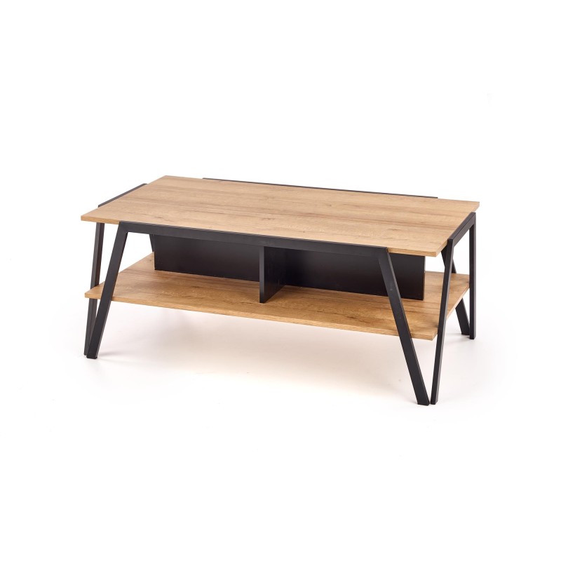 'VOLTA Black Coffee Table / Golden Oak' 'VOLTA Black Coffee Table / Golden Oak'
