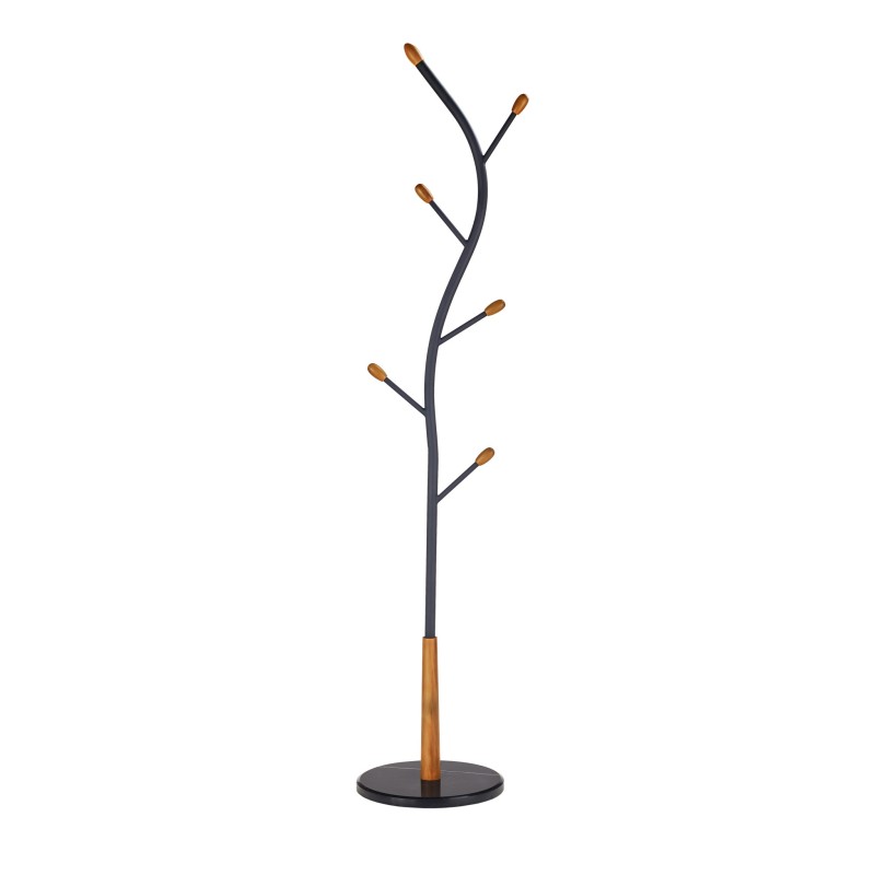 'W45 Black Coat Rack'