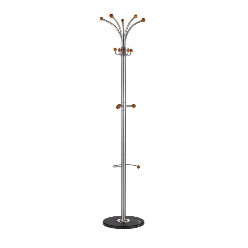 'W46 Silver Coat Rack'