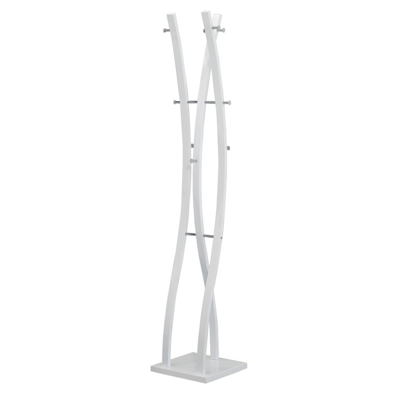 'W50 White Coat Rack'