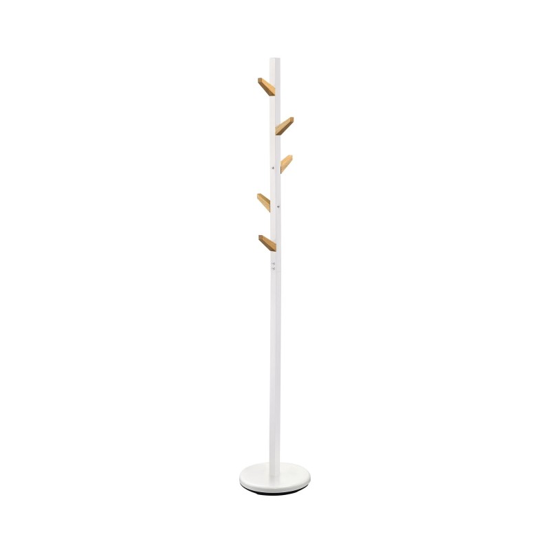 'W66 White/Natural Coat Rack' 'W66 White/Natural Coat Rack'