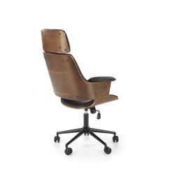 WEBER fotel gabinetowy orzechowy / czarny (1p 1szt) WEBER fotel gabinetowy orzechowy / czarny (1p 1szt)