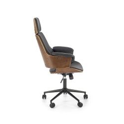 WEBER fotel gabinetowy orzechowy / czarny (1p 1szt) WEBER fotel gabinetowy orzechowy / czarny (1p 1szt)