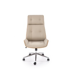 'WEBSTER Walnut/Beige Office Chair' 'WEBSTER Walnut/Beige Office Chair'