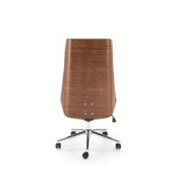 WEBSTER fotel gabinetowy orzechowy/beżowy WEBSTER fotel gabinetowy orzechowy/beżowy