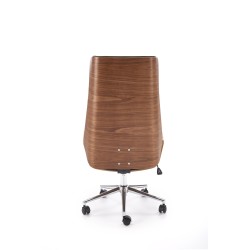WEBSTER fotel gabinetowy orzechowy/czarny WEBSTER fotel gabinetowy orzechowy/czarny