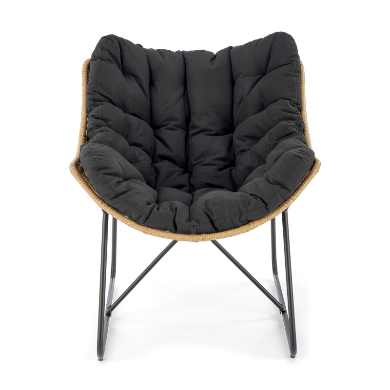 'WHISPER Relaxation Chair, Black / Natural' 'WHISPER Relaxation Chair, Black / Natural'