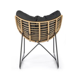 'WHISPER Relaxation Chair, Black / Natural' 'WHISPER Relaxation Chair, Black / Natural'
