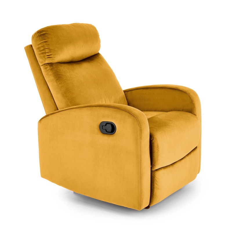 'WONDER Convertible Armchair with Rocking Function, Mustard' 'WONDER Convertible Armchair with Rocking Function, Mustard'