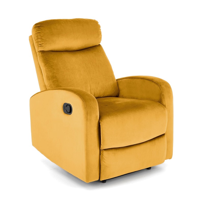 'WONDER Convertible Armchair with Rocking Function, Mustard' 'WONDER Convertible Armchair with Rocking Function, Mustard'