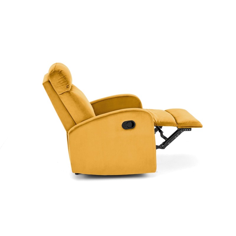 'WONDER Convertible Armchair with Rocking Function, Mustard' 'WONDER Convertible Armchair with Rocking Function, Mustard'