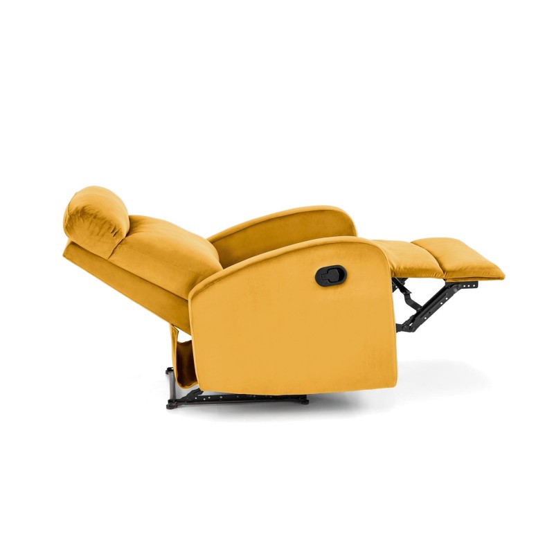 'WONDER Convertible Armchair with Rocking Function, Mustard' 'WONDER Convertible Armchair with Rocking Function, Mustard'