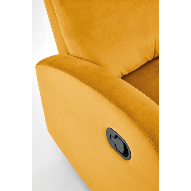 'WONDER Convertible Armchair with Rocking Function, Mustard' 'WONDER Convertible Armchair with Rocking Function, Mustard'