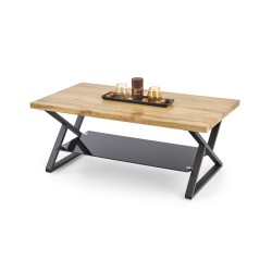 'XENA RECTANGLE Coffee Table Black / Natural'
