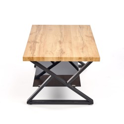 'XENA RECTANGLE Coffee Table Black / Natural' 'XENA RECTANGLE Coffee Table Black / Natural'