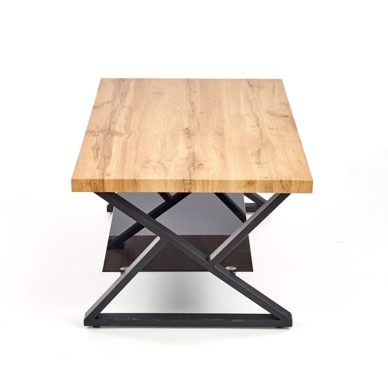 'XENA RECTANGLE Coffee Table Black / Natural' 'XENA RECTANGLE Coffee Table Black / Natural'