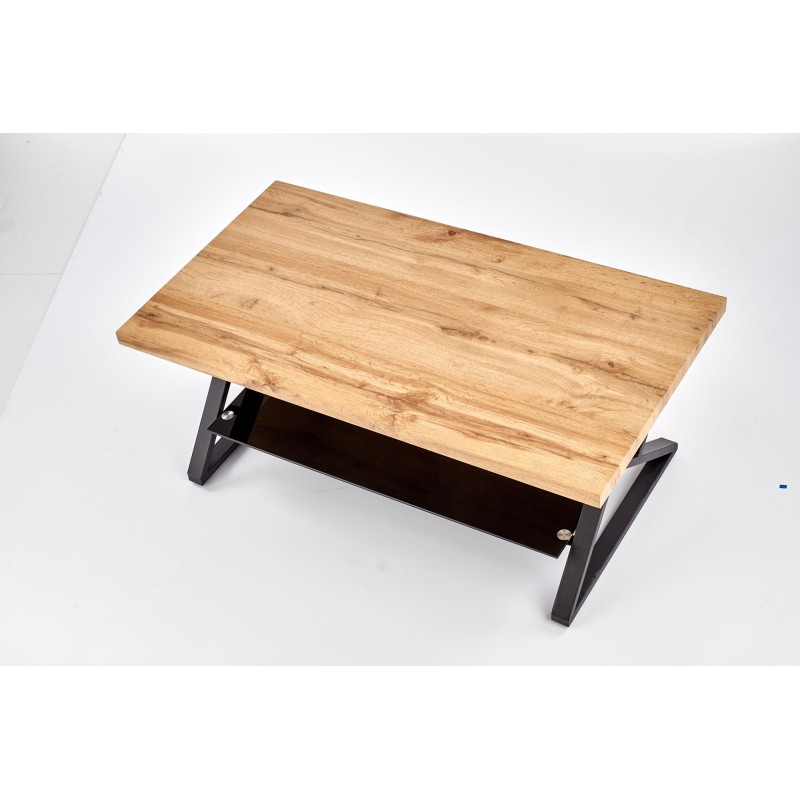 'XENA RECTANGLE Coffee Table Black / Natural' 'XENA RECTANGLE Coffee Table Black / Natural'