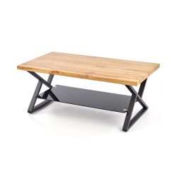 'XENA RECTANGLE Coffee Table Black / Natural' 'XENA RECTANGLE Coffee Table Black / Natural'